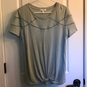 Maurice’s Seafoam Top with Tie